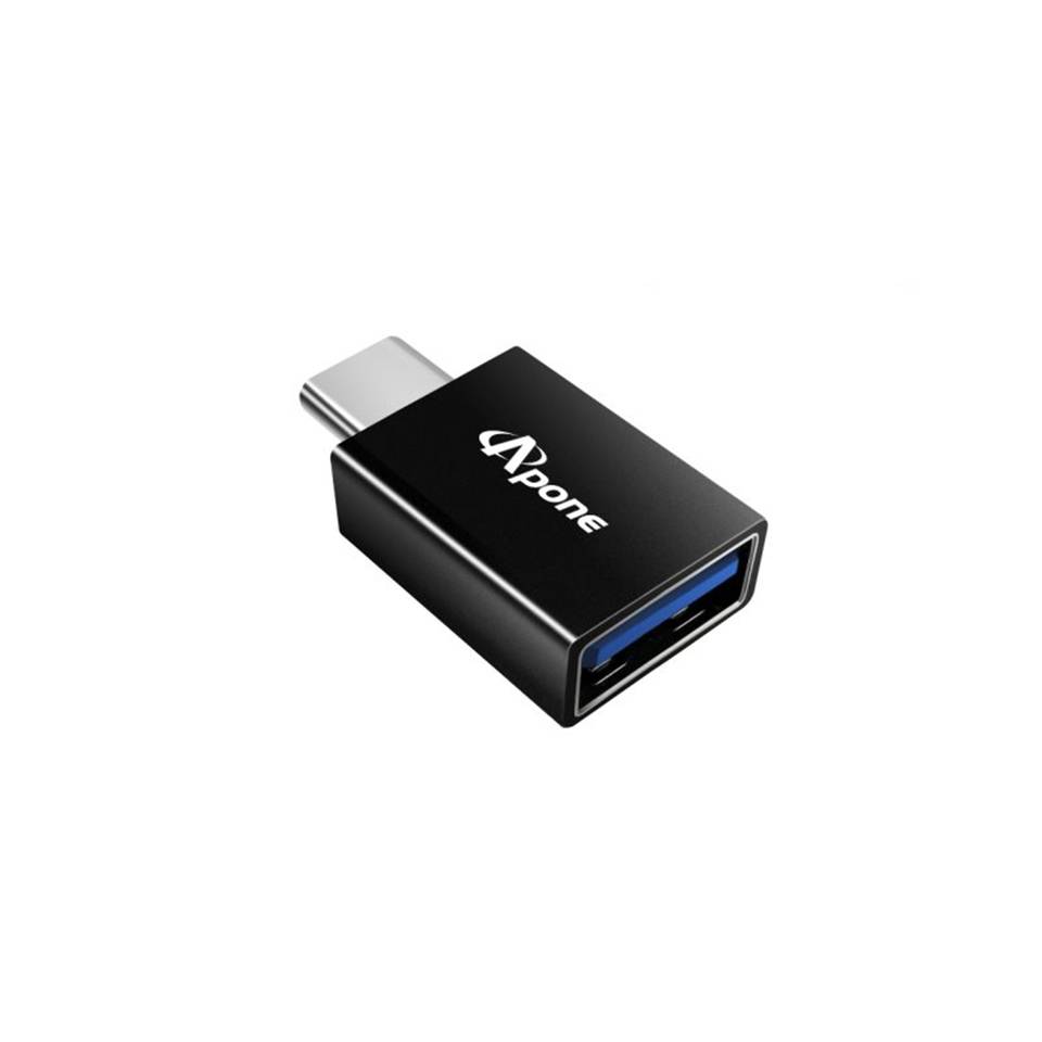 #241712 Apone USB3.0(母)轉Type-C(公)高速轉接頭 APT-UATC