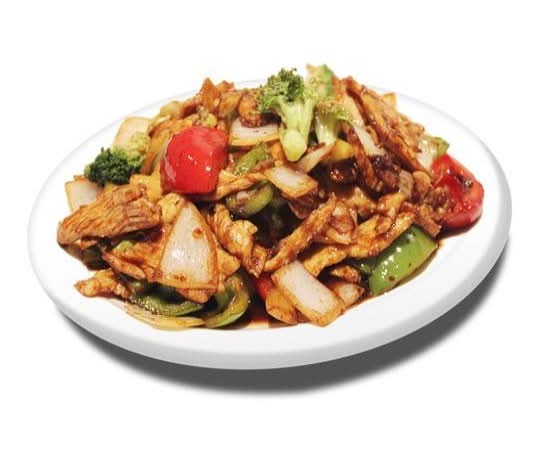 33. Poulet ou bœuf piquant et frit avec riz / Spicy Chicken on Beef with Rice / 辣炒鸡(牛)肉