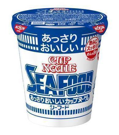 あっさりおいしいカップヌードルシーフード６０ｇ:4902105252505