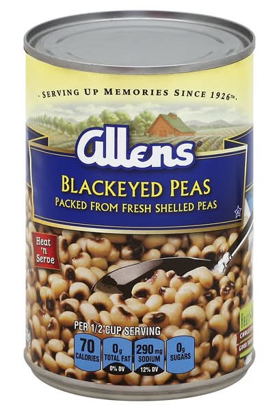 Allens Blackeyed Peas (15.5 oz)