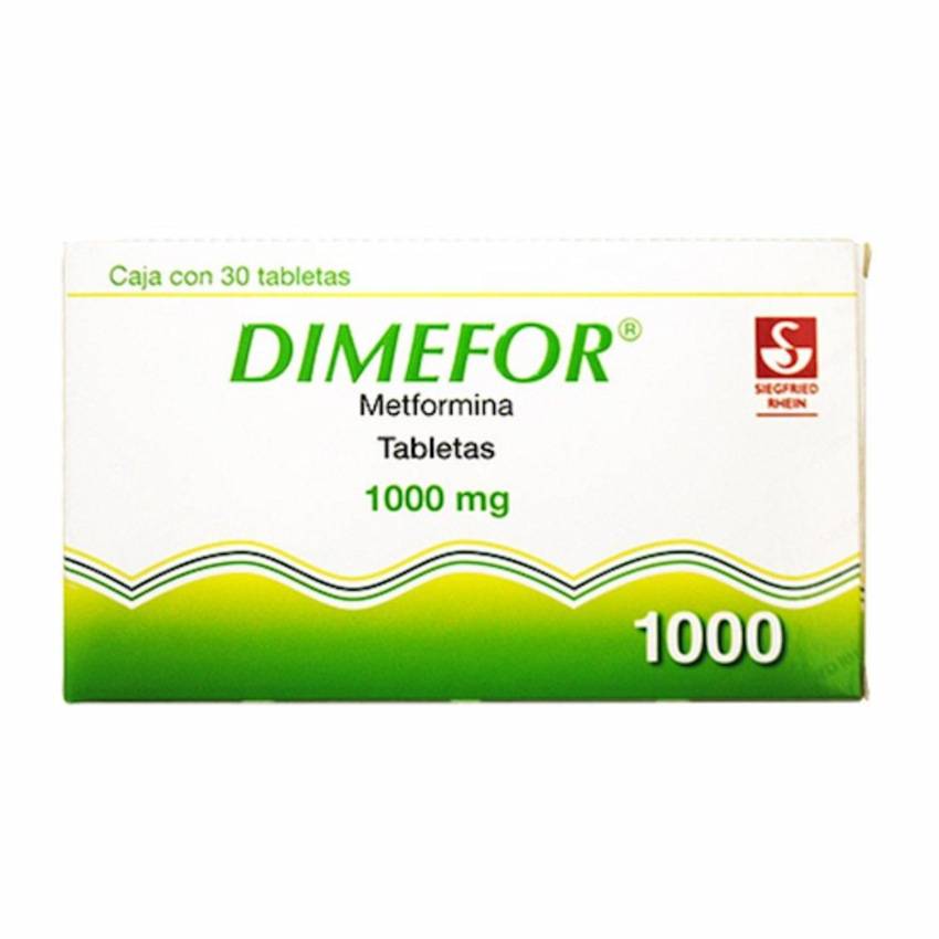 Siegfried Rhein · Dimefor metformina tabletas 1000 mg (30 un) (30 un)