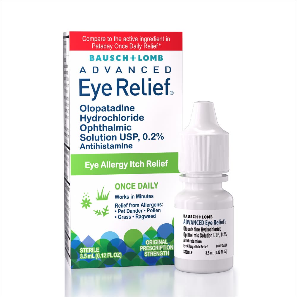 Bausch + Lomb Advanced Eye Relief Eye Allergy Itch Relief Drops (0.12 fl oz)