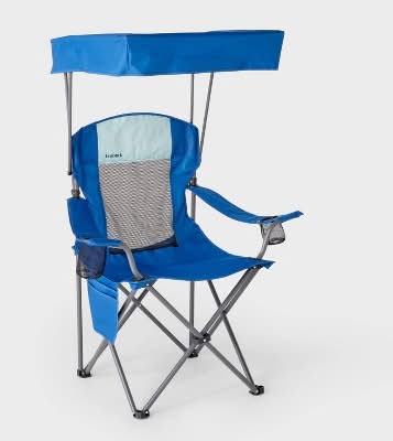 Embark Canopy Camp Chair, Blue