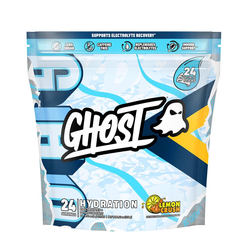 Ghost Hydration Sticks (24 ct, 7.62 oz) (lemon crush)