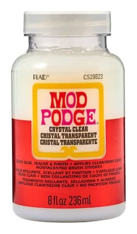 Mod Podge 8Oz. Crystal Clear Gloss Glue, Sealer & Finish