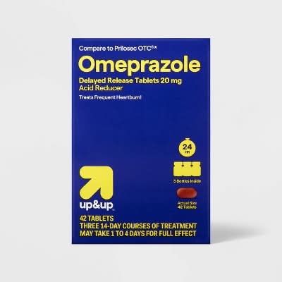 up&up Omeprazole 20mg Acid Reducer Delayed Release Tablets (42 ct)