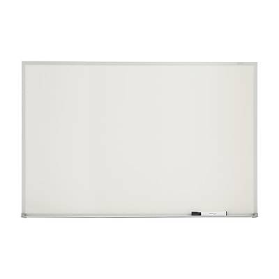 Staples Aluminum Frame Melamine Dry Erase Whiteboard