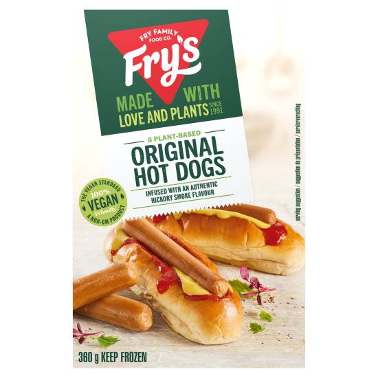 Fry's Plant-Based Original Hot Dogs (8 ct)