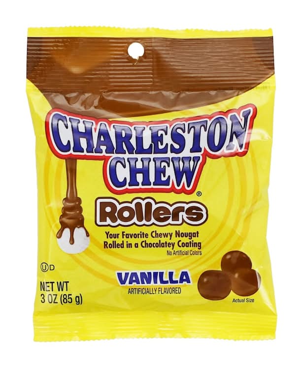 Charleston Chew Rollers Candy, Vanilla (3 oz)