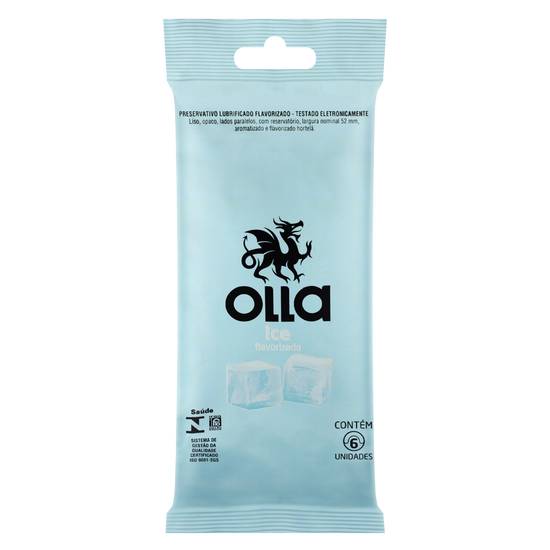 Olla preservativo ice (6 unidades)