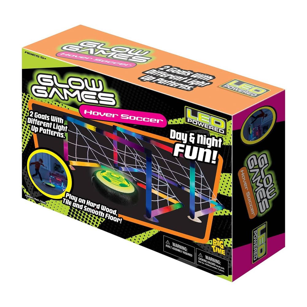 Glow Games Hover Soccer Sports Set With Net For Kids