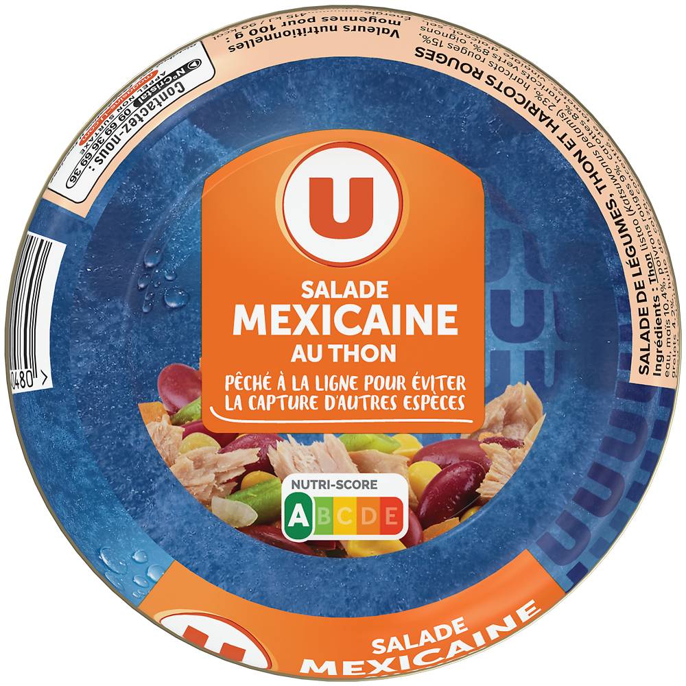 Les Produits U - Salade mexicaine au thon