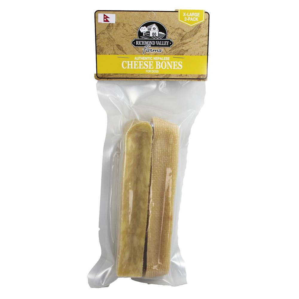 Richmond Valley Farms Authentic Nepalese Cheese Bones Dog Treat (x large)