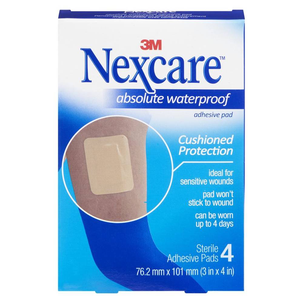 Nexcare Absolute Waterproof Adhesive Pad (34 g)