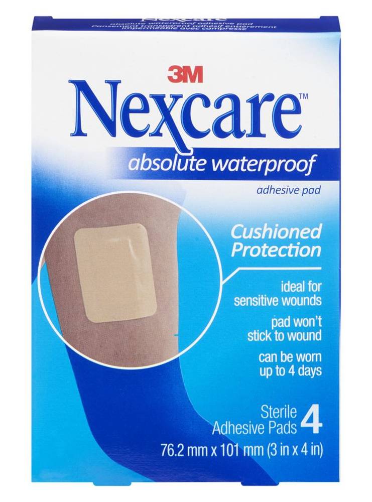 Nexcare Absolute Waterproof Adhesive Pad (34 g)