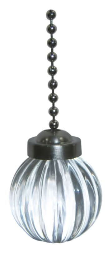 Harbor Breeze 7.0-in Silver Pull chain