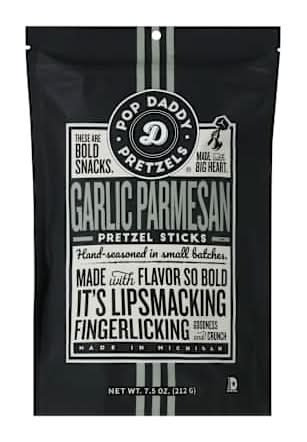 Pop Daddy Garlic Parmesan Pretzel Sticks 7.5oz Garlic Parmesan