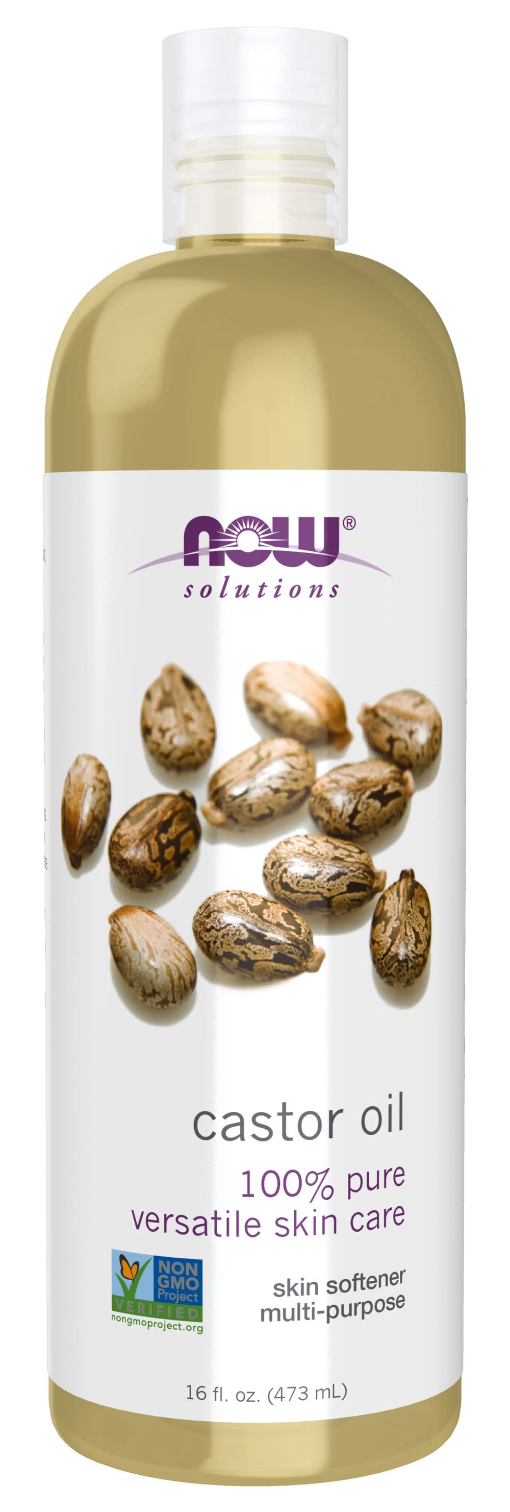 NOW 100% Pure Castor Oil (16 fl oz)