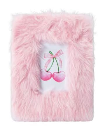 Fur Photo Frame Pink