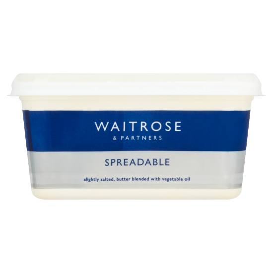 Waitrose Spreadable Slightly Salted Butter