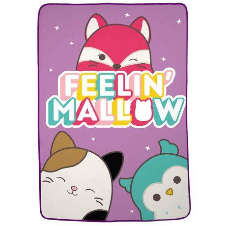 Squishmallows "Feeling Mallow" Blanket