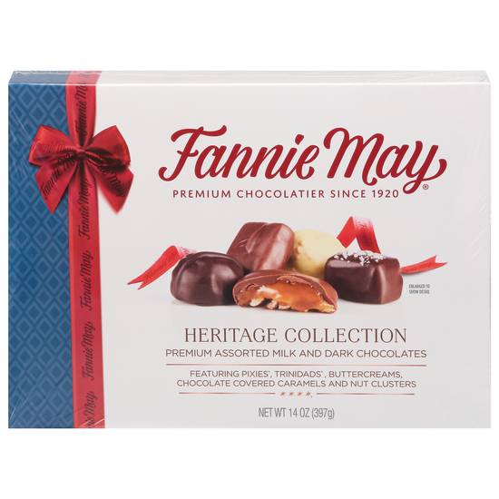 Fannie May Heritage Collection Premium Milk and Dark Chocolates