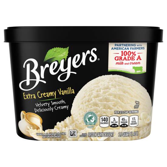 Breyers Frozen Dairy Dessert Extra Creamy Ice Cream (vanilla)