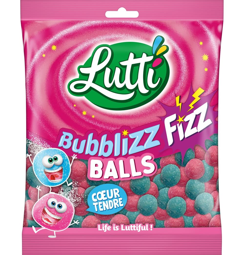Lutti - Bonbon bubblizz fizz balls (180g)