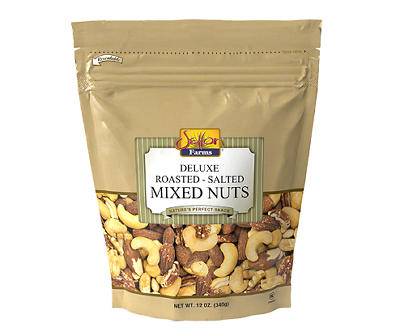 Deluxe Roasted & Salted Mixed Nuts, 12 Oz.