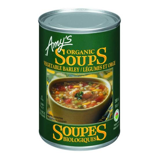 Amy's  soupe (398 ml) - organic vegetable barley soup (398 ml)