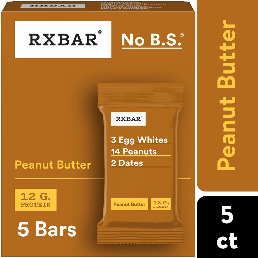 RXBAR Peanut Butter Protein Bar (9.15 oz, 5 ct)