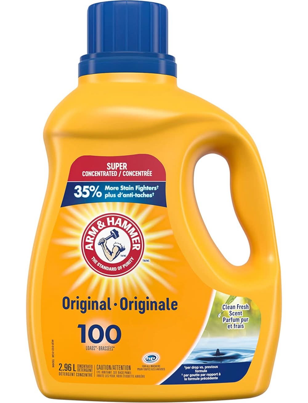Arm & Hammer Original Clean Liquid Laundry Detergent (2.96 L)