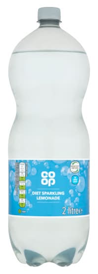 Co-op Lemonade, Diet Sparkling Soda (2L)