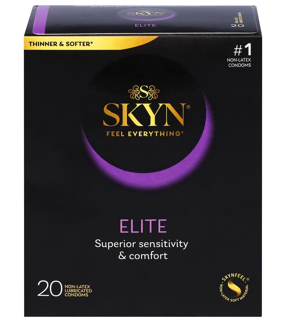 Skyn Elite Non Latex Lubricated Condoms (20 ct)
