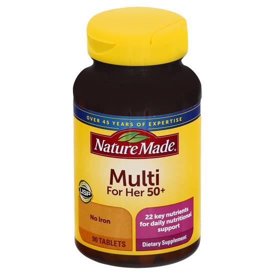 Nature Made Women's Multivitamin 50+ Tablets