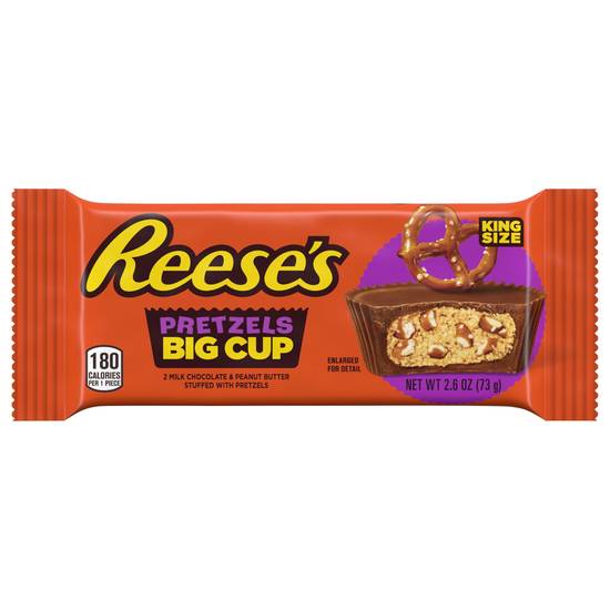 Reese's King Size Big Cup With Pretzels (2.6 oz)