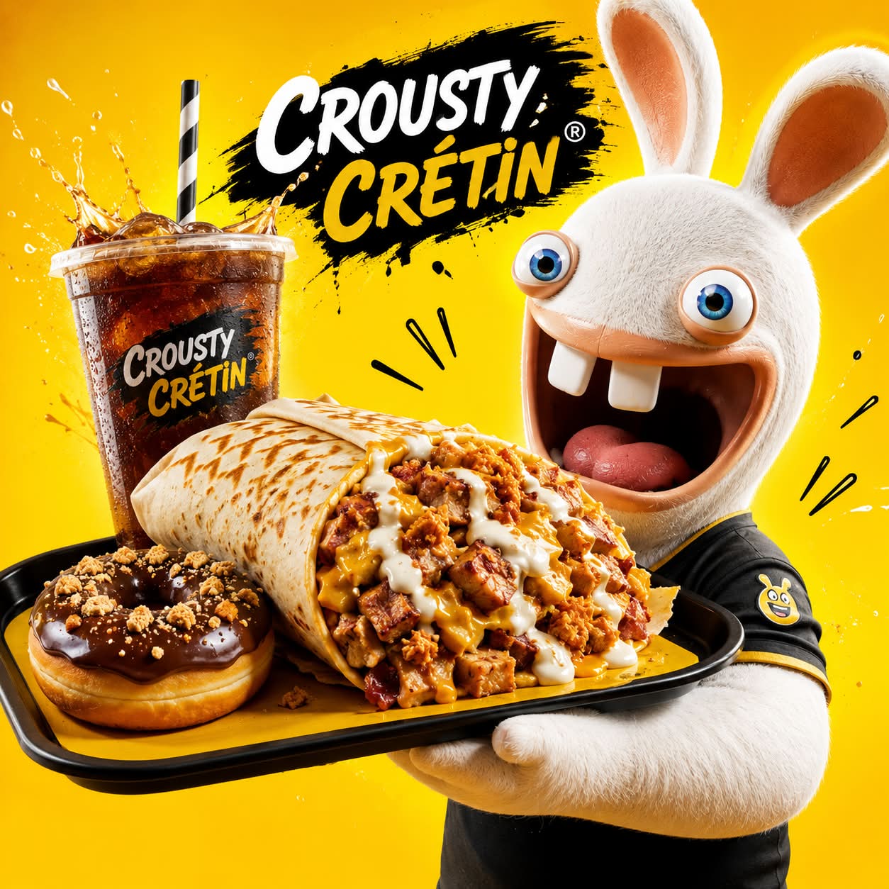 Menu Boursin BWAAAH 🐰🧀 — Tacos Signature + Boisson + Donut (90% satisfaction, 230 notes) ⭐⭐