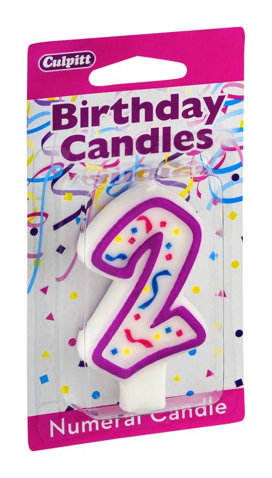 Culpitt Birthday Candles No. 2 (1 candle)