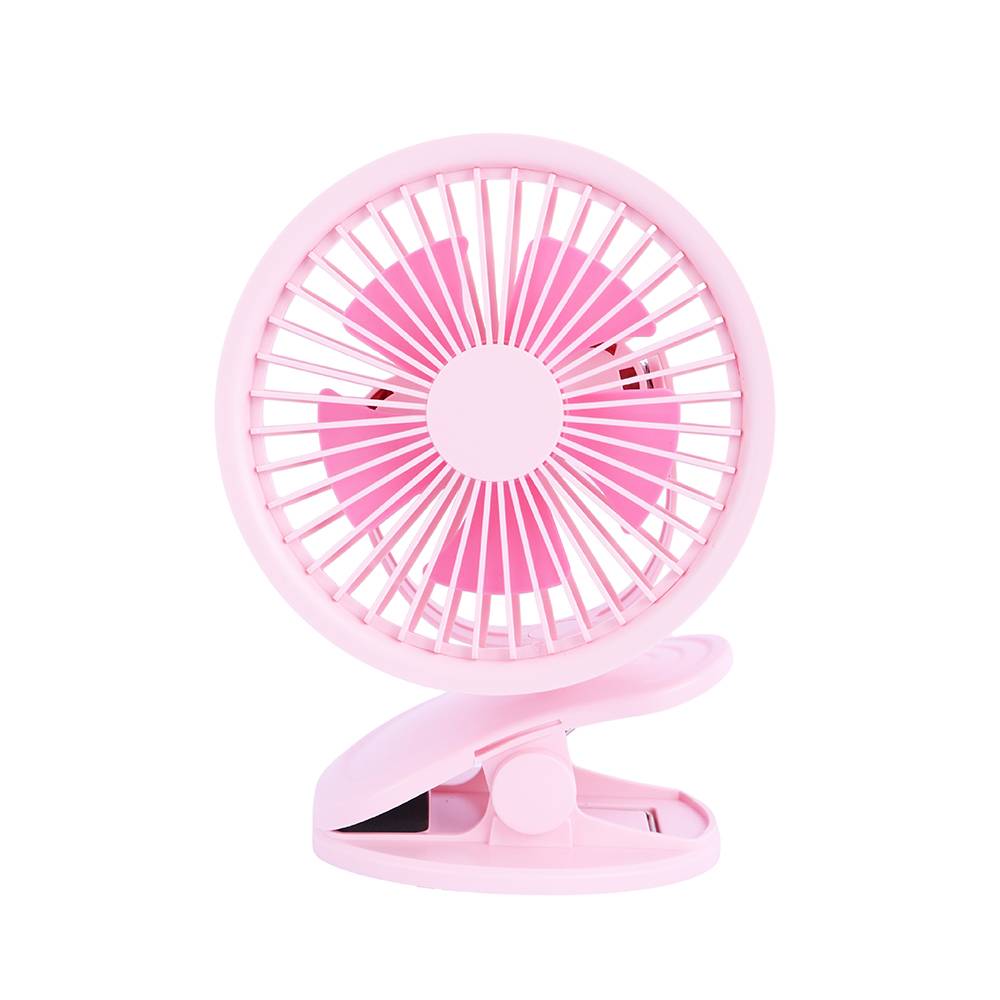 Miniso mini ventilador con clip rosa