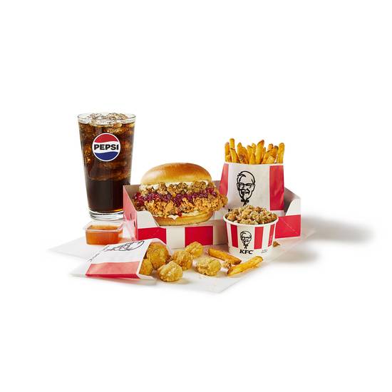 Festive Chicken Sandwich Box Meal