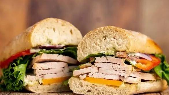 Turkey on Ciabatta Sandwich