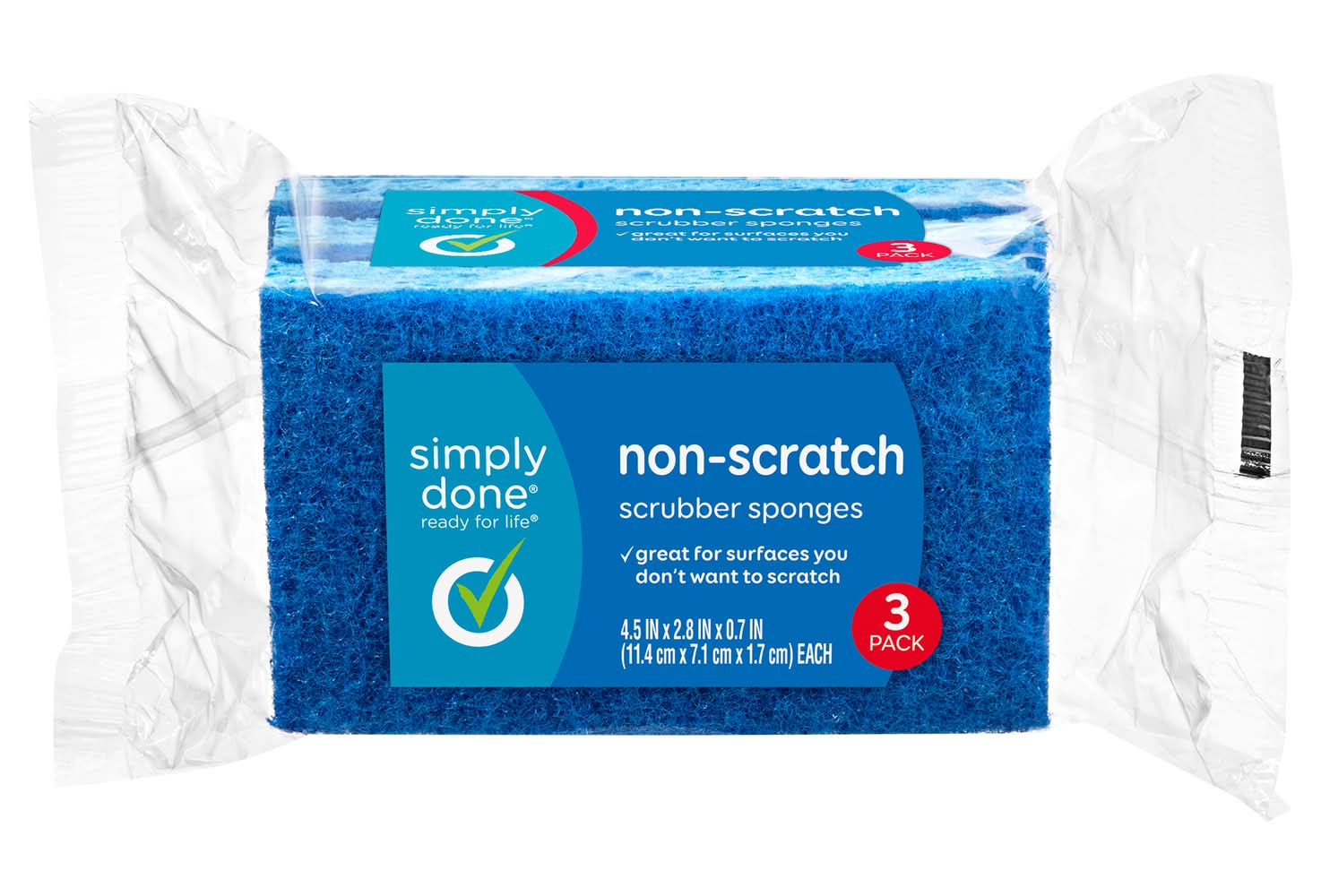 Simply Done Non-Scratch Sponges (3 ct)