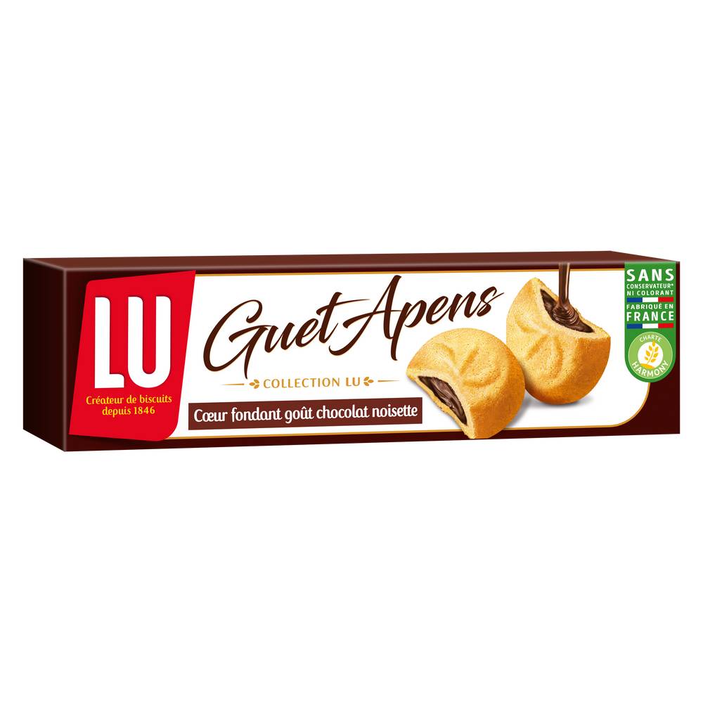 Lu - Guet apens biscuits sablés fourrés goût chocolat noisette