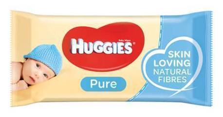 Huggies® Pure Baby Wipes - 1 Pack (56 Wipes)