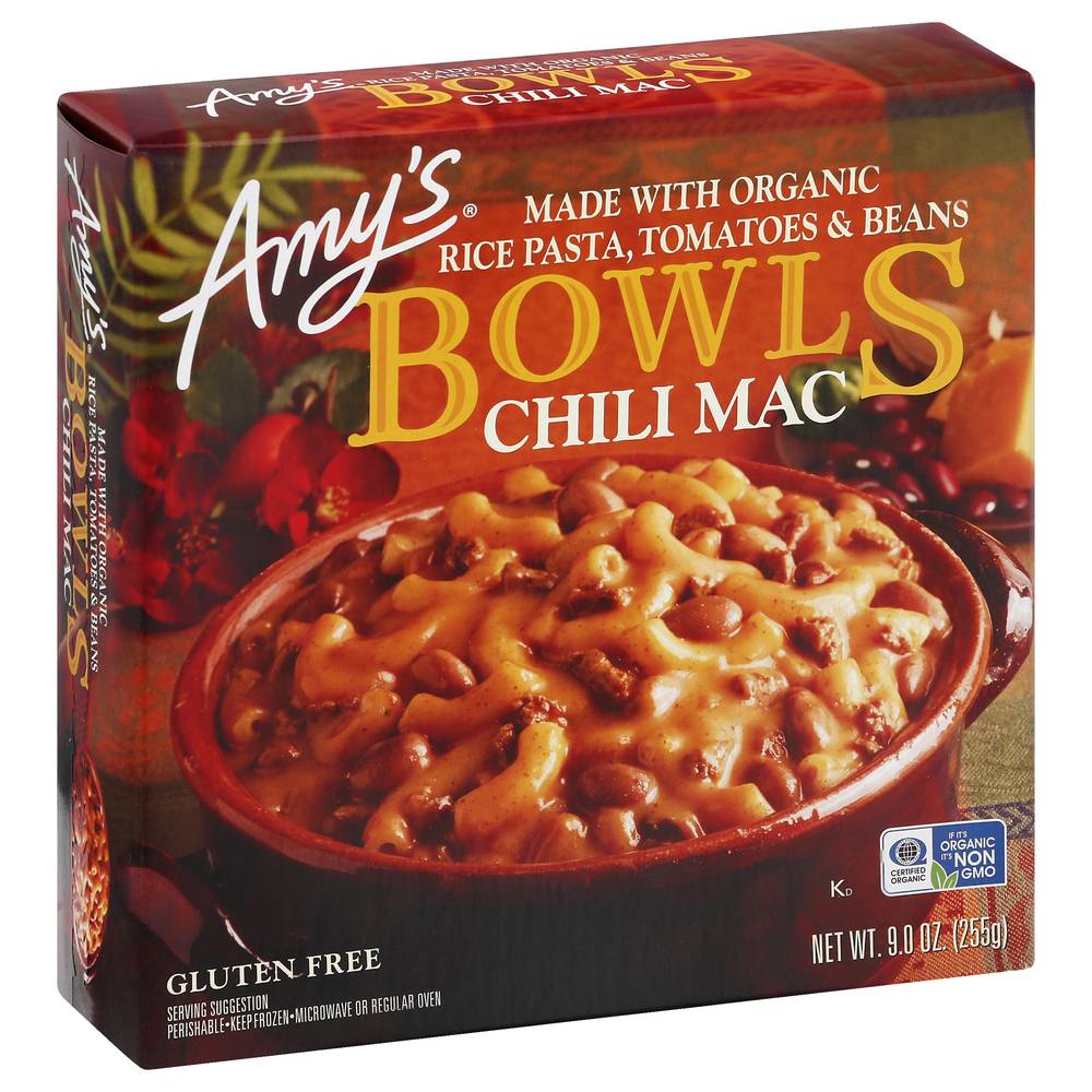 Amy's Organic Chili Mac Bowls (9 oz)