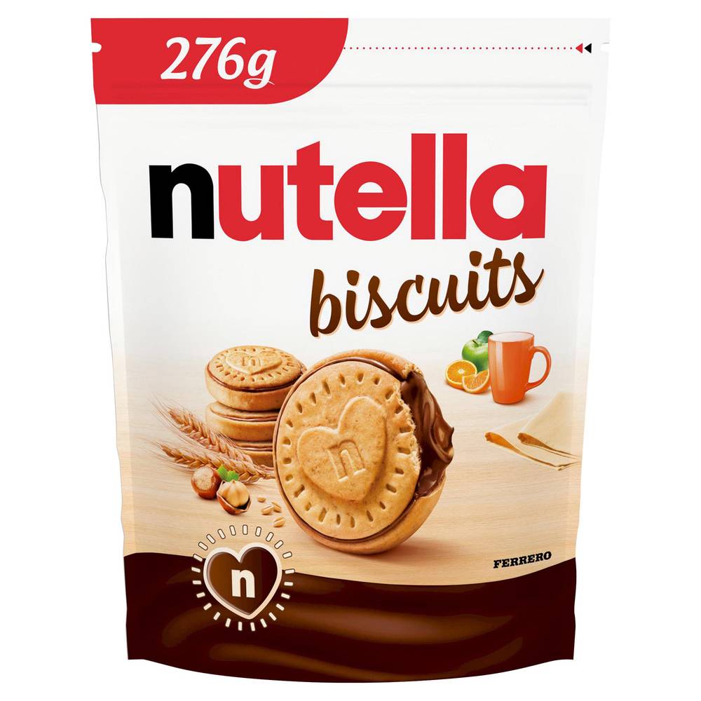 Nutella Biscuits Chocolate & Hazelnut Pouch Multipack 276g