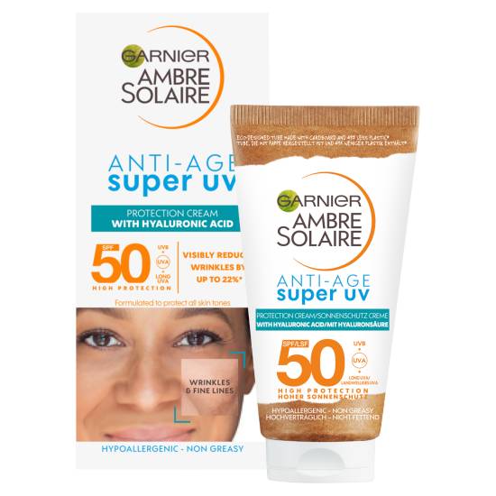 Garnier Ambre Solaire Anti-Age Super Uv Face Protection Cream Spf50