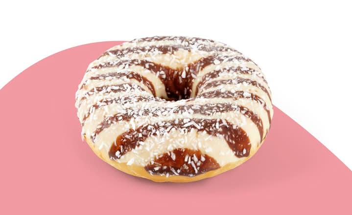 Gevulde donut kokos