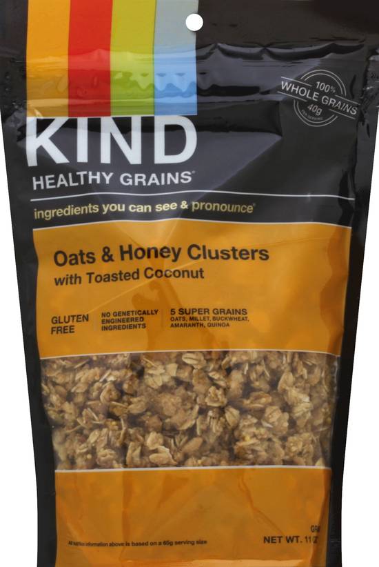 Kind Healthy Grains Oats & Honey Clusters With Toasted Coconut