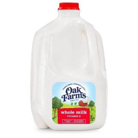 Oak Farms Whole Milk 1 Gallon